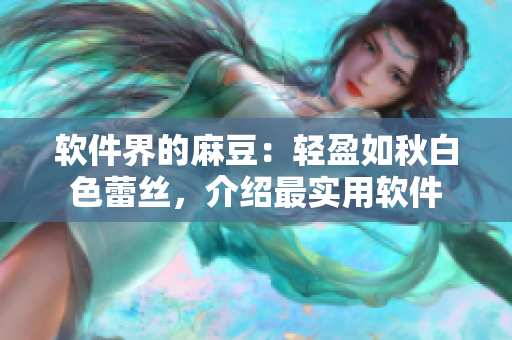 软件界的麻豆：轻盈如秋白色蕾丝，介绍最实用软件