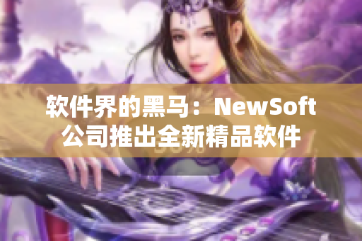 软件界的黑马：NewSoft公司推出全新精品软件