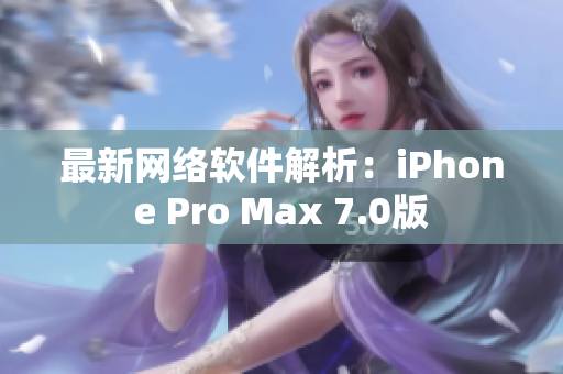 最新网络软件解析：iPhone Pro Max 7.0版